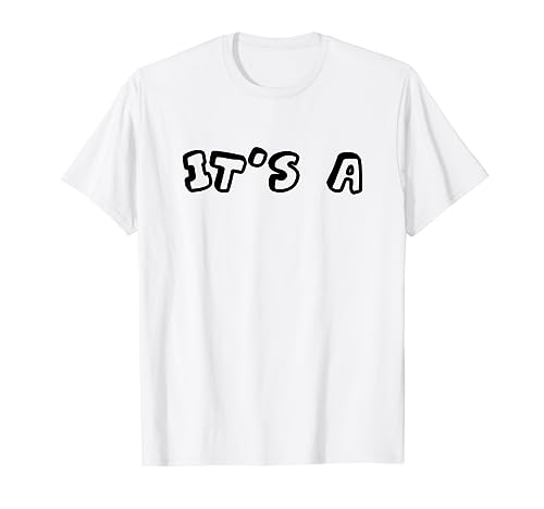 Gender Reveal Shirt for pink or blue painted handprints