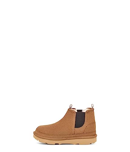 UGG Unisex-Child Neumel Chelsea Boot, Chestnut, 5 Big Kid