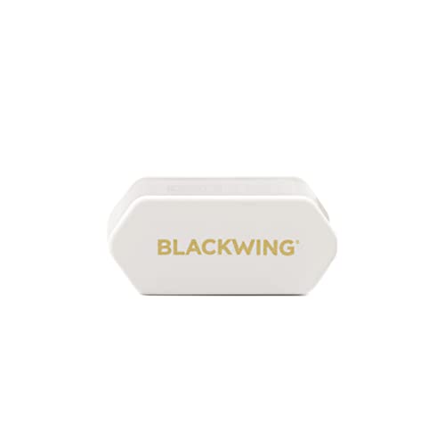 Blackwing Two-Step Long Point Pencil Sharpener, White, German Steel Blades, Creates Sharp Long Pencil Point, Pack of 1