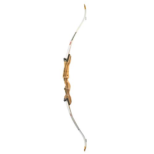 PSE Archery Razorback Traditional Takedown Recurve Recreational Shooting Bow, Right, 62'- 25