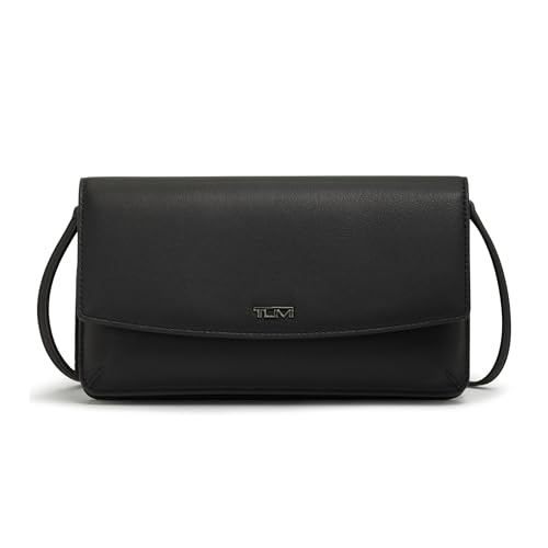 TUMI - Belden Leather Wallet Crossbody for Women - Phone Card Holder - Black