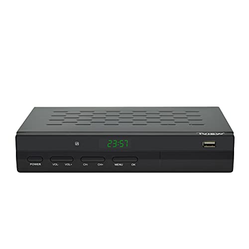 IVIEW-3500STB III, ATSC Digital Converter Box with Recording and Media Player, Analog to Digital, QAM Tuner, Channel 3/4, HDMI, A/V, USB, Learning Remote