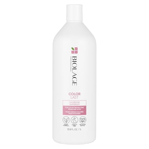 Biolage Color Last Conditioner | Color Safe Conditioner | Helps Maintain Depth & Shine | For Color-Treated Hair | Paraben & Silicone-Free | Vegan​| Cruelty Free | 33.8 Fl. Oz