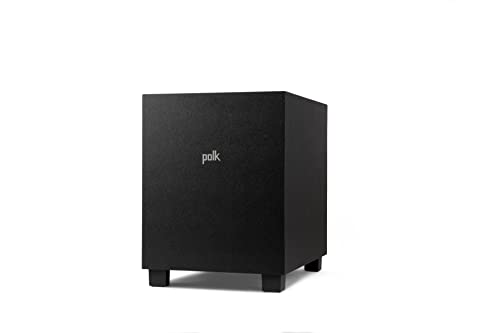 Polk Audio Monitor XT10 Home Subwoofer (2022 Model), 10' Deep Bass Woofer, 100W Class D Amplification, Dolby Atmos, Auro 3D & DTS:X Compatible, Black