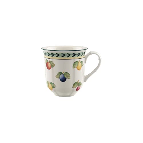 Villeroy & Boch French Garden Fleurence Jumbo Mug, 1 Count (Pack of 1), White/Colored
