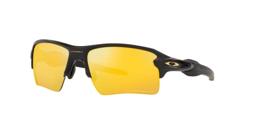 Oakley Men's OO9188 Flak 2.0 XL Rectangular Sunglasses, Matte Black/24K Polarized, 59 mm