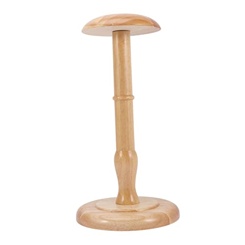 GATHINESS wig stand desktop stand wood cap stand helmet organizer stand mannequin stand wig riser stand wig hanger wig tripod baseball cap form helmet stand solid wood bottle cap hat