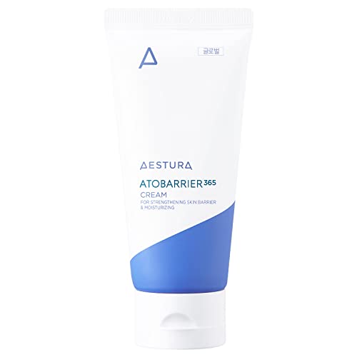 AESTURA ATOBARRIER365 Cream with Ceramide, Korean Skin Barrier Repair Moisturizer, 100-hour Lasting Hydration for Dry & Sensitive Skin, Cruelty Free, Hypoallergenic, 2.7 Fl Oz