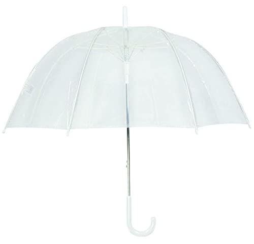 GustBuster 4481CL Auto Open Bubble Umbrella, Clear - 48 in.