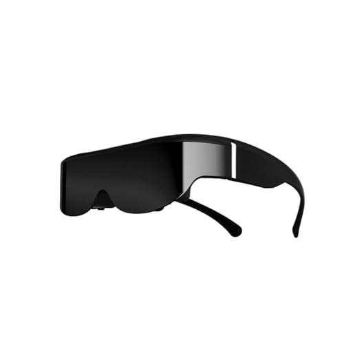 E633 Head-Mounted 3D VR Glasses Adapt to Multiple Devices Vision Portable Movie Watch Game Play Widescreen - Black
