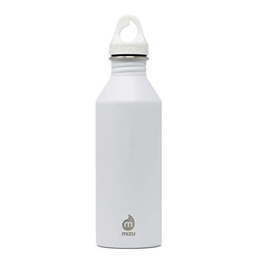 Mizu M8 - 25 oz. Single Wall Narrow Mouth Stainless Steel Bottle with Loop Cap