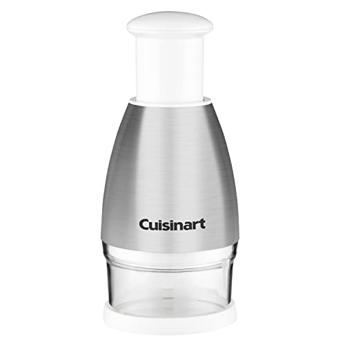 Cuisinart CTG-00-SCHPW Stainless Steel Chopper, 8.2' x 3.9' x 3.9', White
