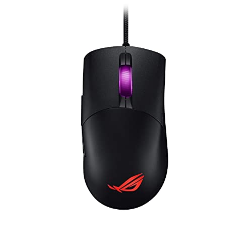 ASUS ROG Keris Ultra Lightweight Wired Gaming Mouse | Tuned ROG 16,000 DPI Sensor, Hot-Swappable Switches, PBT L/R Keys, Swappable Side Buttons,ROG Paracord & Aura Sync RGB