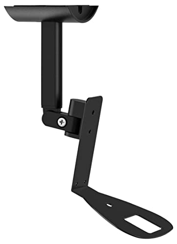 Wall Mount & Ceiling Mount for Harman Kardon HKTS 16BQ 15BQ 16 15 14 11 Tilt and Swivel Adjustable Mounting Bracket for Harman Kardon HKTS 9 8 7 5 9BQ 11BQ Speaker System Brackets, Black