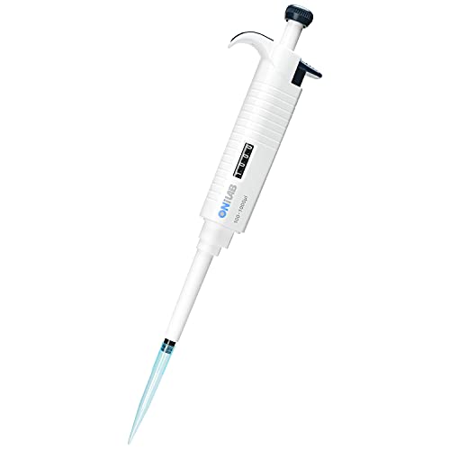 ONiLAB Lab Micropipette, Single Channel Pipette,Adjustable Volume Pipette, Micro Pipettes, High Precision Pipettor,Fully Autoclavable,0.5-10ul
