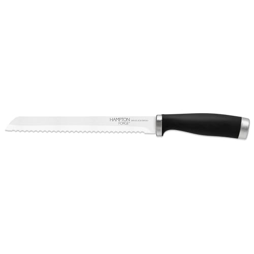 Hampton Forge Epicure Bread Knife, Black
