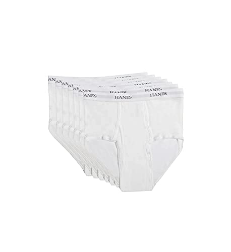 Hanes Ultimate mens Ultimate Tagless With Comfortflex Waistband - Multiple Packs and Colors briefs underwear, White 7 Pack, Large US