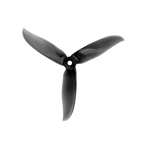 SaditY 24 pcs / 12 Pair for DALPROP Cyclone T5045C PRO 5045 3-Blade Propeller for FPV Freestyle Drone Quadcopter Updated Version Prop Drone Accessories (Color : Crystal Black)