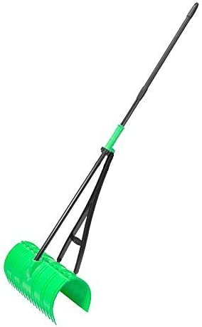 Amazing Rake Back Saving Garden Rake ― Leaf Rakes for Gardening ― Leaf Picker Upper ― Heavy Duty Leaves Claw & Rakes Lawns Garden Tool ― Easy Leaf & Grass Grabber Without Bending Over ― Green