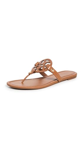 Tory Burch Women's Miller Sandals, Vintage Vachetta, Brown, Tan, 8 Medium US