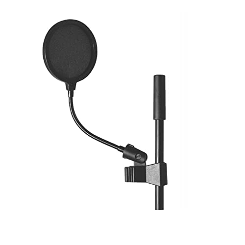 On-Stage ASVS4-B 4' Microphone Pop Filter with Clothes-Pin Style Clip