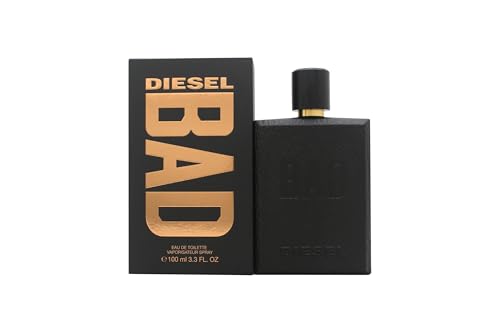 Diesel Bad Eau de Toilette Spray Cologne for Men, 3.4 Fl. Oz.