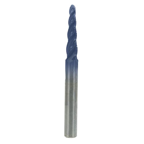 Freud 7° x 1/8' Tapered Ball Tip, Solid Carbide, 1/4' Shank (72-405)