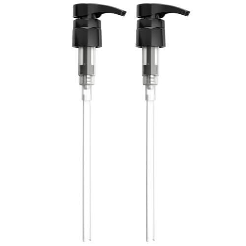 Bar5F N18S Dispensing Pump for Shampoo, Conditioner, Lotion, etc,. Fits 1' Inch Bottle Necks, Pack of 2