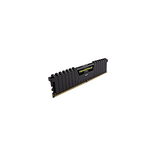 Corsair CMK32GX4M2A2666C16 Vengeance LPX 32GB (2x16GB) DDR4 DRAM 2666MHz (PC4-21300) C16 Memory Kit - Black