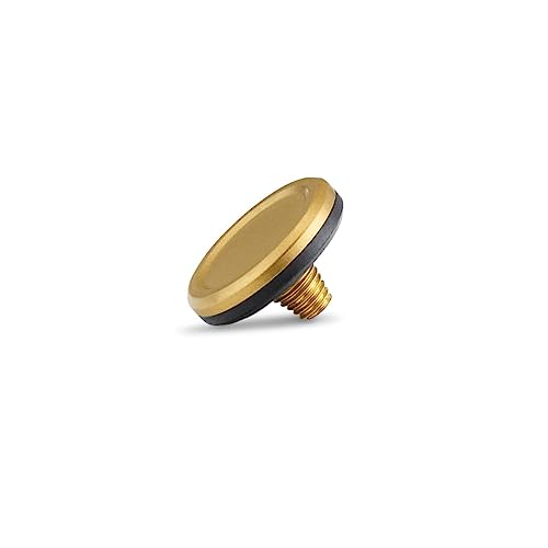 Leica Brass Soft Release Button for Q3 and M-Series Cameras, Blasted Finish