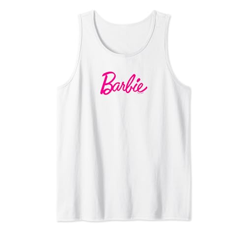Barbie Classic Pink Logo Tank Top