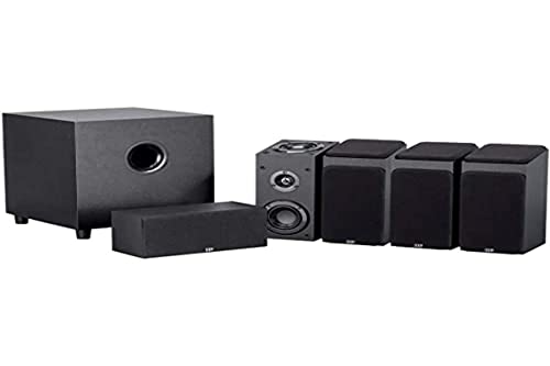 Monoprice Premium 5.1.4-Ch. Immersive Home Theater System - with 8 Inch 200 Watt Subwoofer, Dolby Atmos Compatible, Black