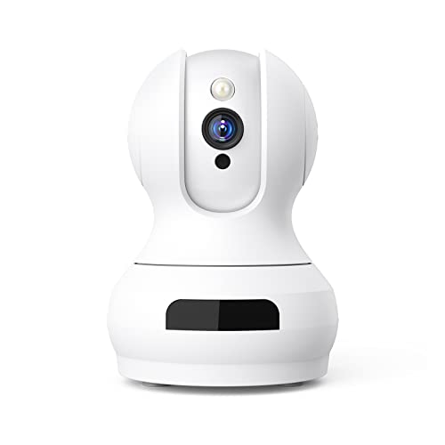 Pet Camera, Indoor Camera with Pan Tilt Zoom, WiFi Camera Indoor with Remote Viewing, Baby Monitor with Camera and Audio, Night Vision, Motion Detection, 2-Way Audio, SD Card/Cloud Storage
