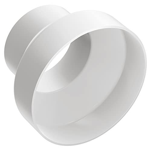 8 to 6 Inch Duct Reducer, Hon&Guan Duct Adapter 8 to 6 PVC Reducer, Duct Increaser/Reducer for Grow Tent HVAC Ventilation System. (200 to 150mm)