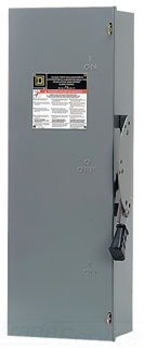 SCHNEIDER ELECTRIC 240-VOLT 60-AMP DTU222 Switch NOT FUSIBLE DT N1 240V 60A 2P