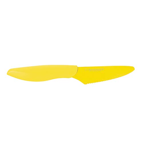 KAI Pure Komachi 2 Yellow Citrus Knife, 4 Inch
