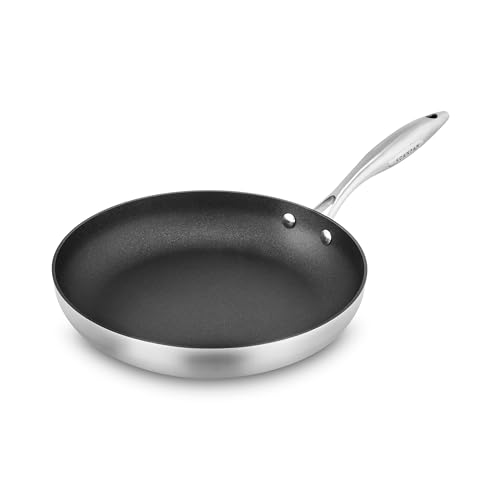 Scanpan CX+ 11' Fry Pan - Stratanium Plus Nonstick - 5-ply Stainless Steel