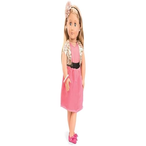 Our Generation by Battat- Audra 18' Non-Posable Jewelery Doll with Pierced Ears- Toys, Doll Clothes & Accessories For Ages 3 years & Up, Multicolor