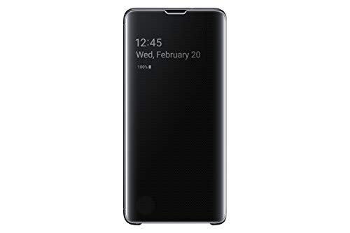 SAMSUNG Galaxy S10 S-View Flip Case, Black