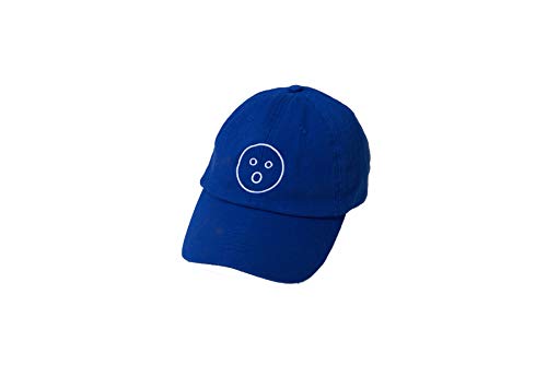 Dame Products O-Face Baseball Cap - Unisex Royal Blue Hat - Adjustable and Comfortable