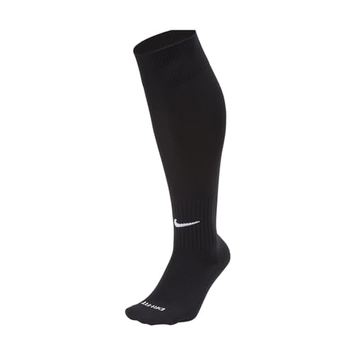 Nike Classic II Cushion Over-the-Calf Football Sock nkSX5728 010 (Black/White, Medium)