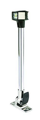 attwood 7812-S-7 Lightarmor Folding 12-Inch LED 3 Nautical Mile Masthead/Anchor Light, Silver