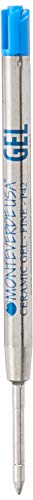 Monteverde Capless Gel Ballpoint Refill to Fit Parker Ballpoint Pens, Fine Point, Blue, 2 per Pack (P422BU)