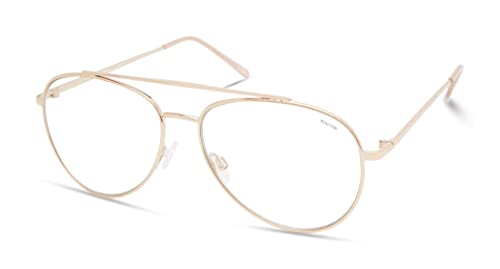 Kenneth Cole REACTION unisex adult Kc1511-b Blue Light Blocking Eyewear Frames, Shiny Rose Gold, 59mm US