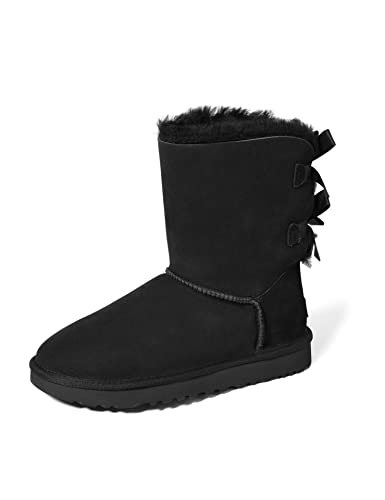 UGG Women's Bailey Bow Ii Boot, Black, 08