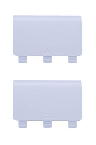 2X Battery Cover Door for Xbox One Controller, Battery Back Shell Repair Part Compatible with Xbox One, One S, One X Wireless Controller (White)