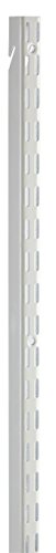 Rubbermaid Fast Track Upright, Hardware, 47.5', White, Durable, Ideal for Pantries, Linen Closets, Laundry Rooms, Utility Rooms