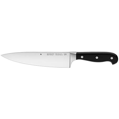 WMF Chef's Knife Spitzenklasse Plus Length 35 cm Blade Length 20 cm Performance Cut Made in Germany Forged Special Blade Steel Seamlessly Riveted Plastic Handle
