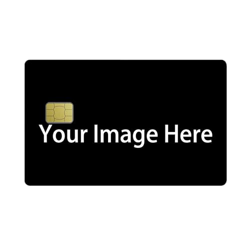 Personalized Custom Card Stickers Skin No Bubble Slim Waterproof Anti-Wrinkling Removable Vinyl Debit Card Skin Cover Credit Card Decals