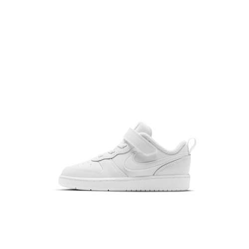 Nike boys Court Borough Low 2 (gs) Shoes, White White White White 100, 4 Big Kid